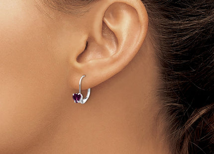 14k White Gold Earrings Style XLB120WRG - Classique Jewelry Inc.