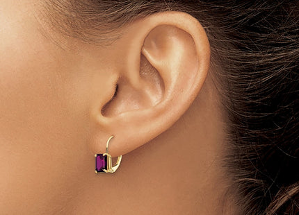 14k Yellow Gold Earrings Style XLB124AM - Classique Jewelry Inc.