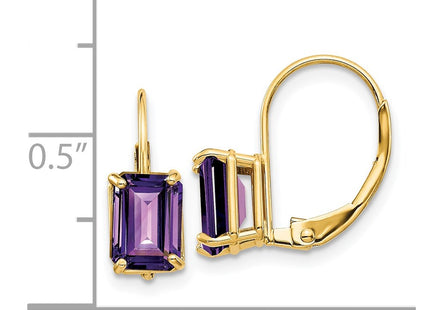14k Yellow Gold Earrings Style XLB124AM - Classique Jewelry Inc.