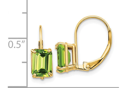 14k Yellow Gold Earrings Style XLB124PE - Classique Jewelry Inc.