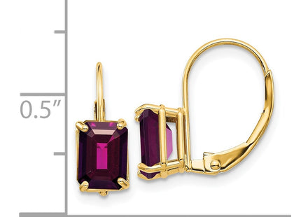 14k Yellow Gold Earrings Style XLB124RG - Classique Jewelry Inc.
