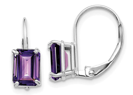 14k White Gold Earrings Style XLB124WAM - Classique Jewelry Inc.