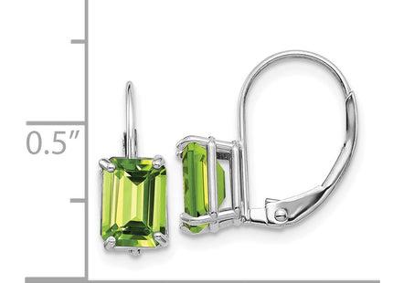 14k White Gold Earrings Style XLB124WPE - Classique Jewelry Inc.
