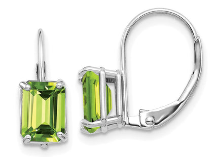 14k White Gold Earrings Style XLB124WPE - Classique Jewelry Inc.