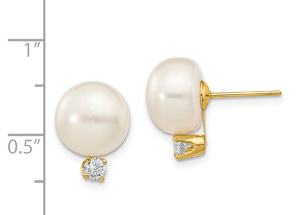 14k Yellow Gold Earrings Style XLB158BL - Classique Jewelry Inc.