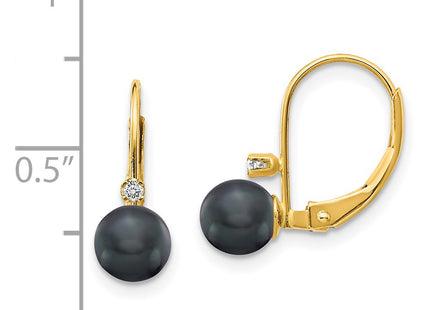 14k Yellow Gold Earrings Style XLB50BP - Classique Jewelry Inc.