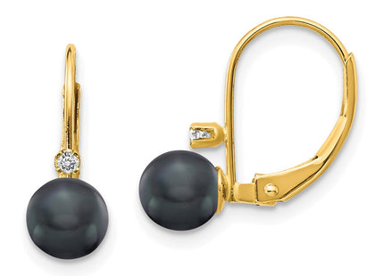 14k Yellow Gold Earrings Style XLB50BP - Classique Jewelry Inc.