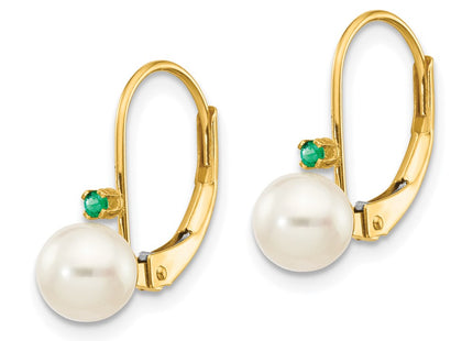 14k Yellow Gold Earrings Style XLB50E - Classique Jewelry Inc.