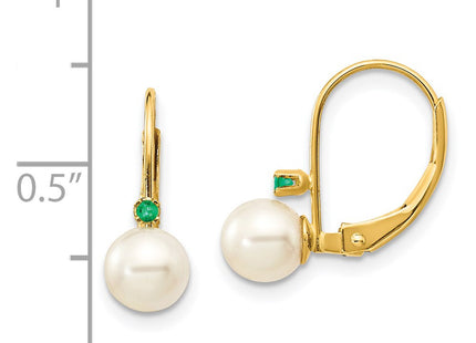 14k Yellow Gold Earrings Style XLB50E - Classique Jewelry Inc.