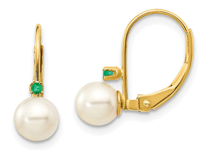 14k Yellow Gold Earrings Style XLB50E - Classique Jewelry Inc.