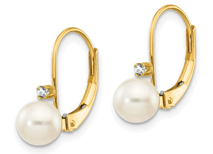 14k Yellow Gold Earrings Style XLB50PL - Classique Jewelry Inc.