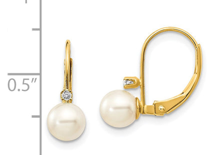 14k Yellow Gold Earrings Style XLB50PL - Classique Jewelry Inc.