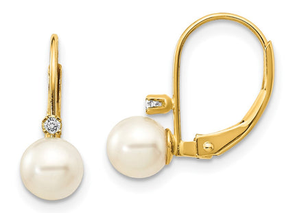 14k Yellow Gold Earrings Style XLB50PL - Classique Jewelry Inc.