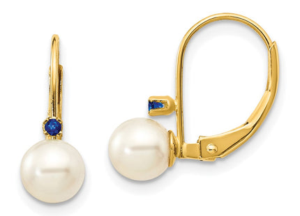 14k Yellow Gold Earrings Style XLB50S - Classique Jewelry Inc.