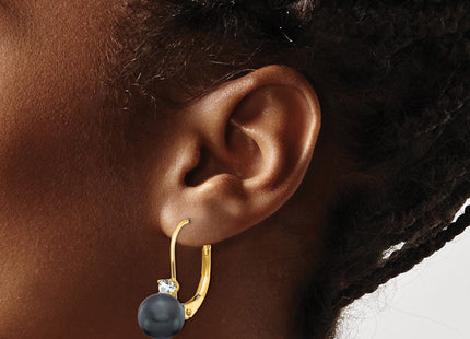 14k Yellow Gold Earrings Style XLB60BP - Classique Jewelry Inc.