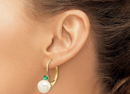 14k Yellow Gold Earrings Style XLB60E - Classique Jewelry Inc.