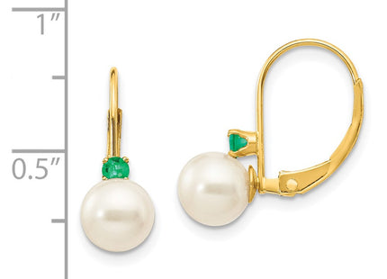 14k Yellow Gold Earrings Style XLB60E - Classique Jewelry Inc.