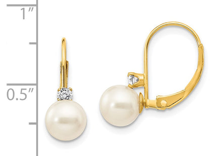 14k Yellow Gold Earrings Style XLB60PL - Classique Jewelry Inc.