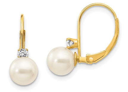 14k Yellow Gold Earrings Style XLB60PL - Classique Jewelry Inc.