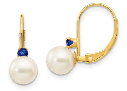 14k Yellow Gold Earrings Style XLB60S - Classique Jewelry Inc.