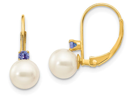 14k Yellow Gold Earrings Style XLB60T - Classique Jewelry Inc.