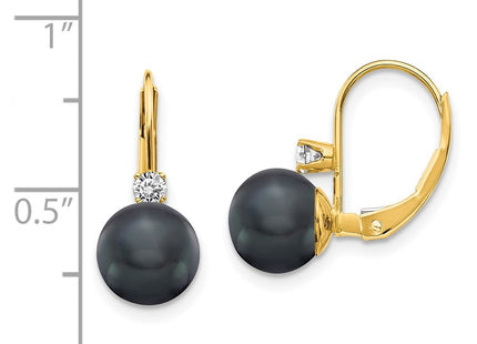 14k Yellow Gold Earrings Style XLB70BP - Classique Jewelry Inc.