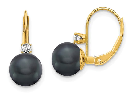 14k Yellow Gold Earrings Style XLB70BP - Classique Jewelry Inc.