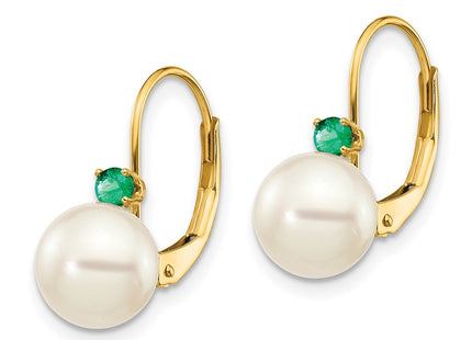 14k Yellow Gold Earrings Style XLB70E - Classique Jewelry Inc.