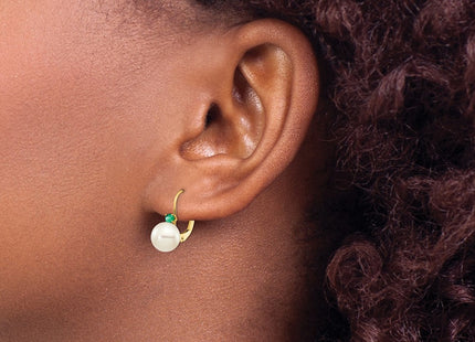 14k Yellow Gold Earrings Style XLB70E - Classique Jewelry Inc.