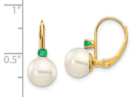 14k Yellow Gold Earrings Style XLB70E - Classique Jewelry Inc.