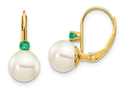 14k Yellow Gold Earrings Style XLB70E - Classique Jewelry Inc.