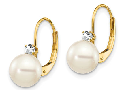 14k Yellow Gold Earrings Style XLB70PL - Classique Jewelry Inc.
