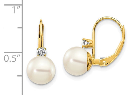 14k Yellow Gold Earrings Style XLB70PL - Classique Jewelry Inc.