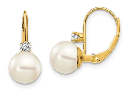 14k Yellow Gold Earrings Style XLB70PL - Classique Jewelry Inc.