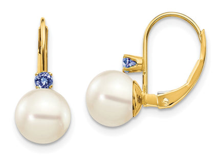 14k Yellow Gold Earrings Style XLB70T - Classique Jewelry Inc.