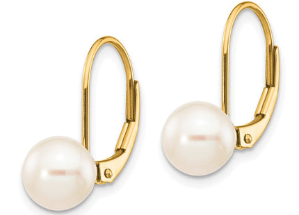 14k Yellow Gold Earrings Style XLB75PL - Classique Jewelry Inc.