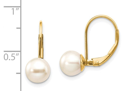 14k Yellow Gold Earrings Style XLB75PL - Classique Jewelry Inc.