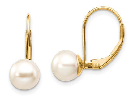 14k Yellow Gold Earrings Style XLB75PL - Classique Jewelry Inc.