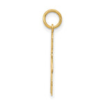 14K .018 Depth Engravable Boy Charm, 25 x 10mm view