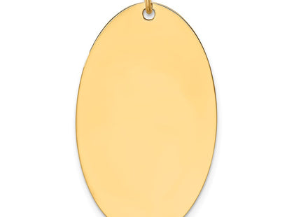 14K gold disc charm