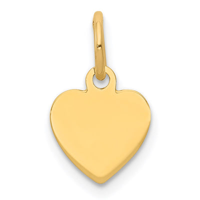 14K gold disc charm