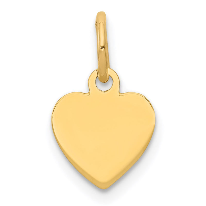 14K gold disc charm