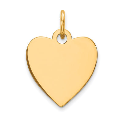 14K gold disc charm