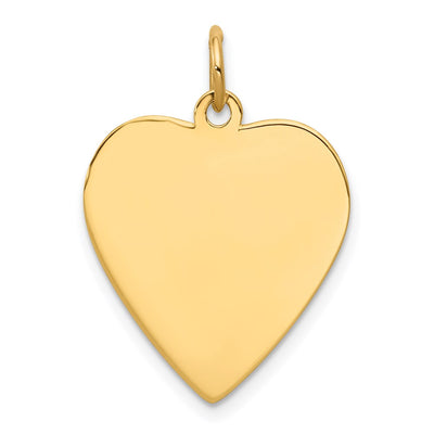 14K gold disc charm