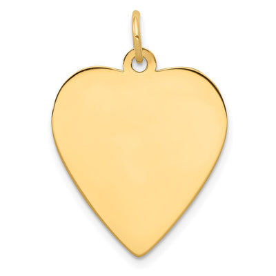 14K gold disc charm