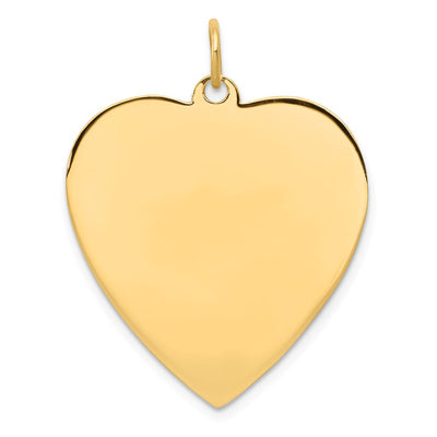 14K gold disc charm