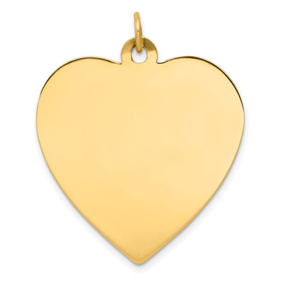 14K gold disc charm