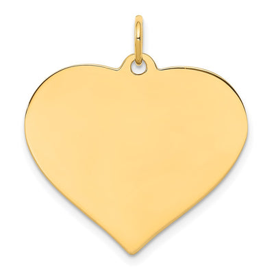 14K gold disc charm