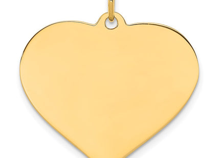 14K gold disc charm