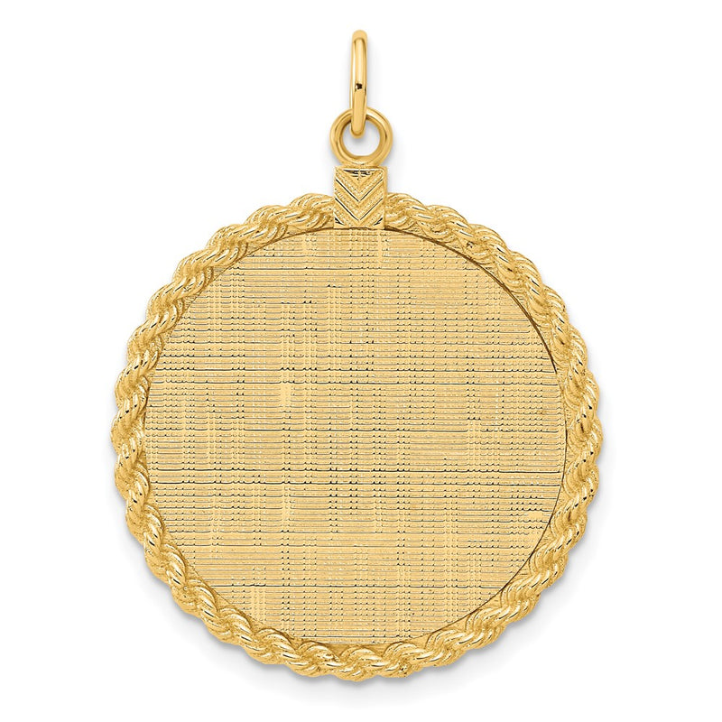 14K gold disc pendants & charm